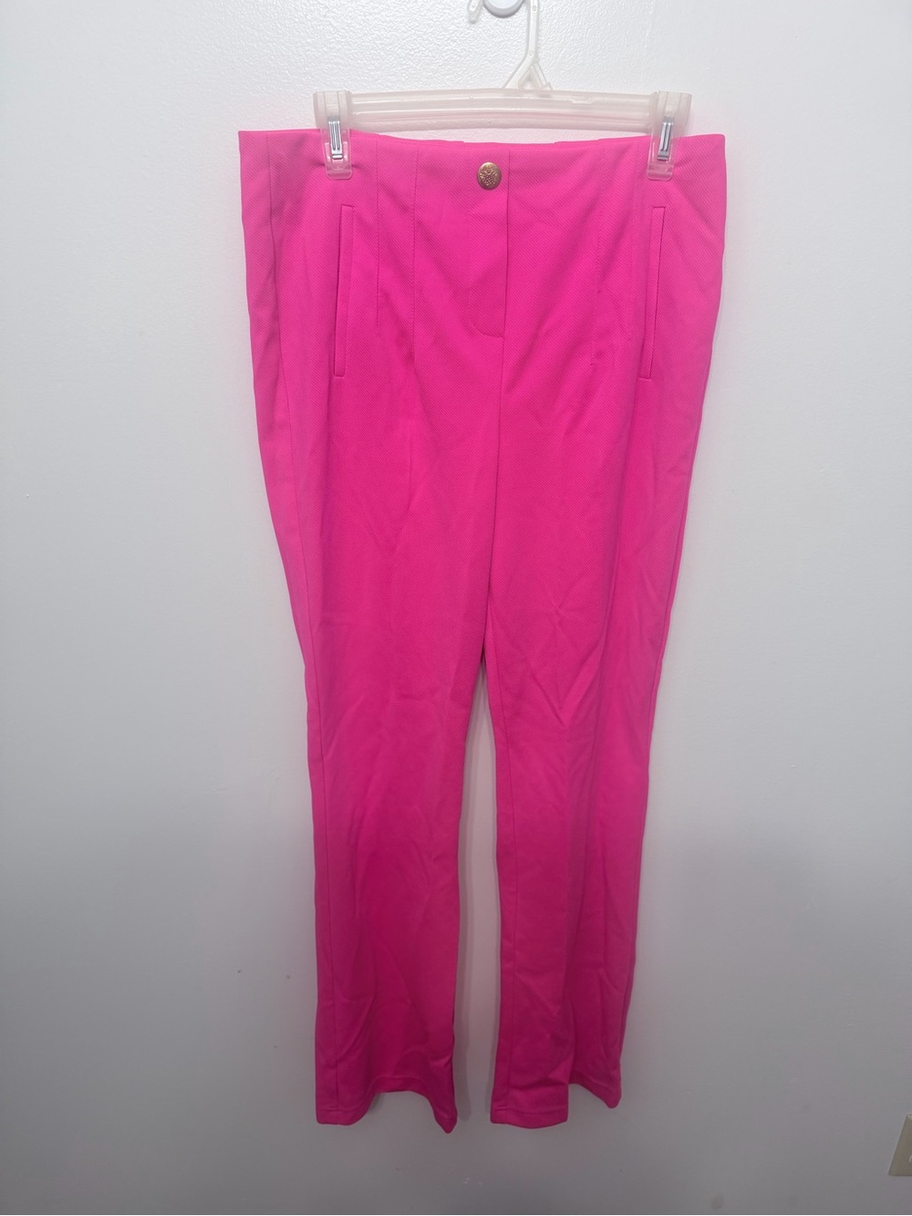 Cato Bright Hot Pink Tailored High-Rise Trousers